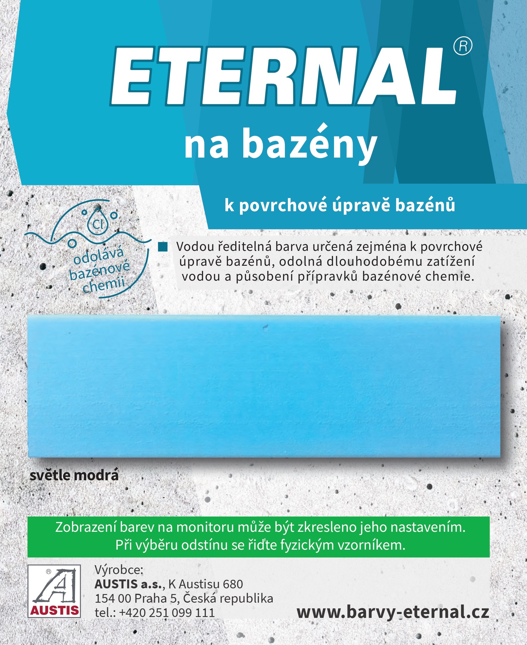 eternal na bazény vzorník